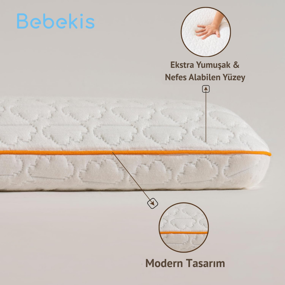 Bebekis™ Ortopedik Visco Çocuk Gelişim Yastığı