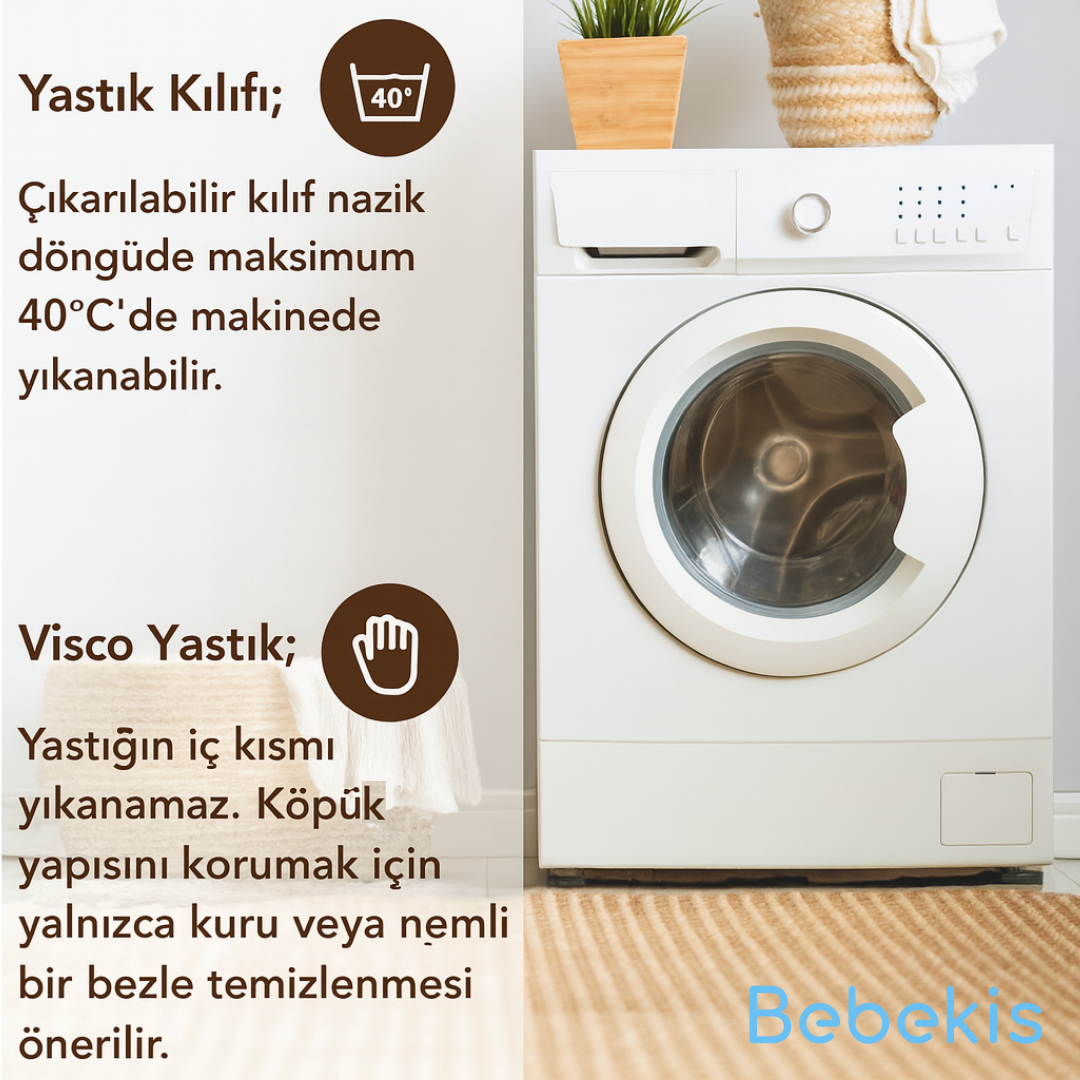 Bebekis™ Ortopedik Visco Çocuk Gelişim Yastığı
